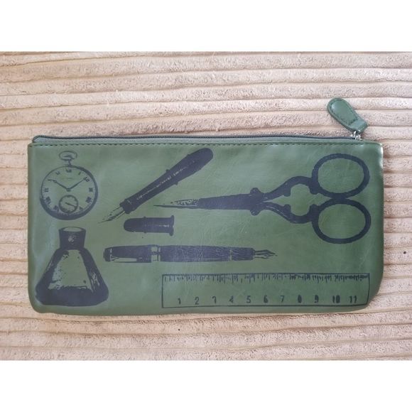 Handbags - Army Green Faux Leather Wallet